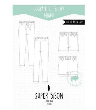 SUPER BISON Jogpant Short MIAMI