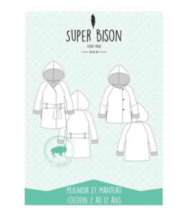 SUPER BISON Peignoir et Manteau COCOON du 2 au 12 ans