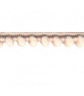 GALON Pompons moyen Rose DOUX