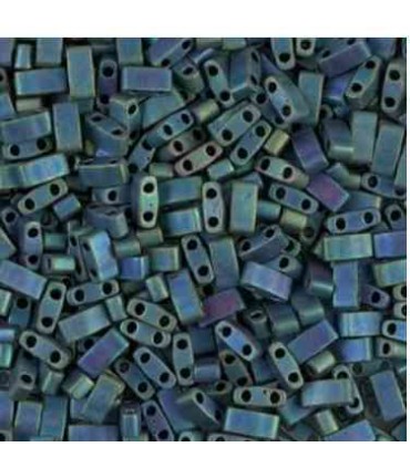 MIYUKI HALF TILA Mat Metallic Blue Green Iris mht2064