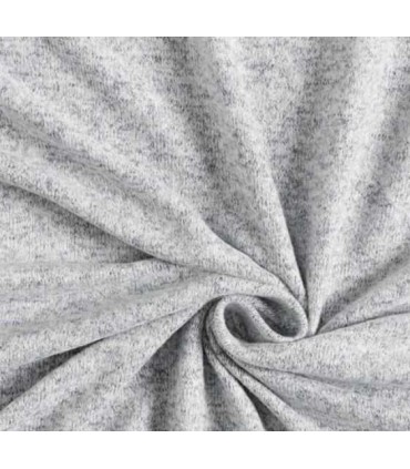 Maille Viscose mélangée Gris Bleu chiné
