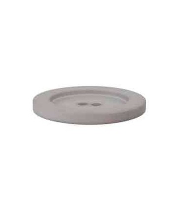 Bouton Polyester GRIS 12mm