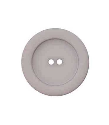 Bouton Polyester GRIS 12mm