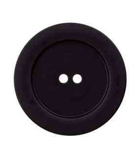 Bouton Polyester NOIR 12mm