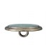 Bouton Métallique sur pied ARGENT 15mm