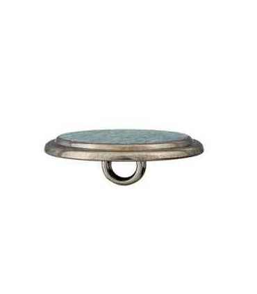 Lot De 3 Boutons Vintage En Métal Triangulaire - 16 Mm - Doré Argenté - Époque Rétro D12A