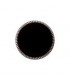 Bouton Métal et Polyester sur pied NOIR 15mm
