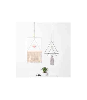 Carré Métal Bronze 30 cm