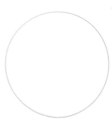 Anneau Métal Blanc 30cm