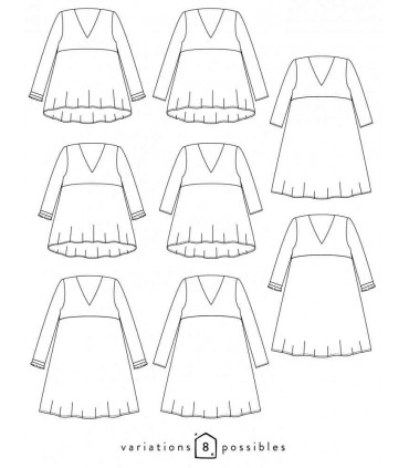 ATELIER SCÄMMIT  Blouse ou Robe ZEPHIR