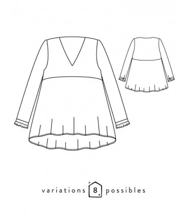 ATELIER SCÄMMIT  Blouse ou Robe ZEPHIR