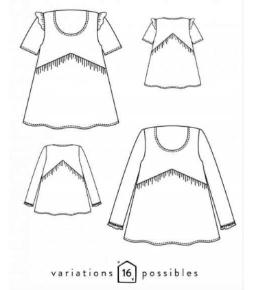 ATELIER SCÄMMIT Blouse VIREVOLTE