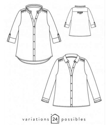 ATELIER SCÄMMIT Chemise ou Robe AZUR