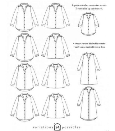 ATELIER SCÄMMIT Chemise ou Robe AZUR