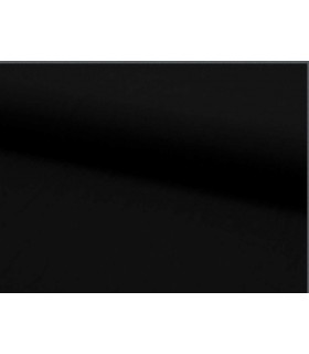 TWILL de Viscose Lourde Unie NOIRE