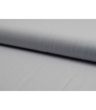 TWILL de Viscose Lourde Unie GRIS Moyen