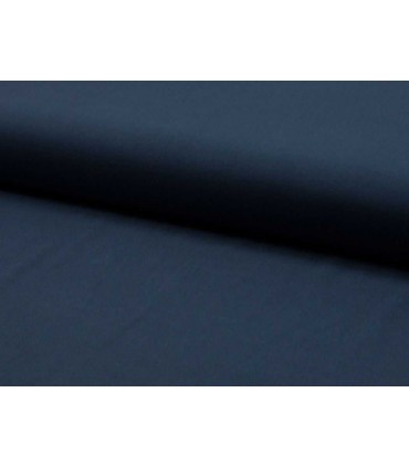 TWILL de Viscose Lourde Unie BLEU Jean