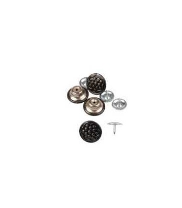 Bouton automatique Noir 14mm