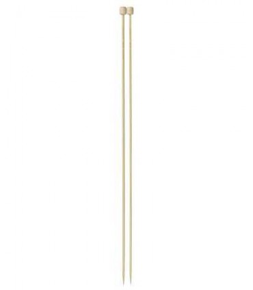 CLOVER- Aiguilles tricot bambou 33cm 3mm