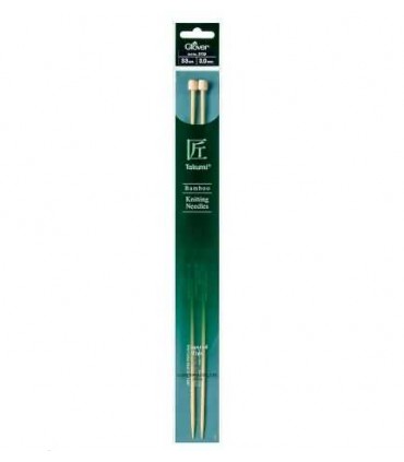 CLOVER - Aiguilles tricot bambou 33cm 3mm