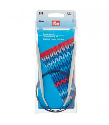 PRYM - Aiguilles tricot circulaires Aluminium 6,5mm