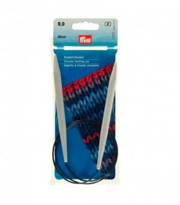 PRYM - Aiguilles tricot circulaires Aluminium 9mm