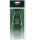 CLOVER - Aiguilles tricot circulaires bambou  4,5mm