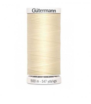 GÜTERMANN 100% polyester 500m 414 Crème