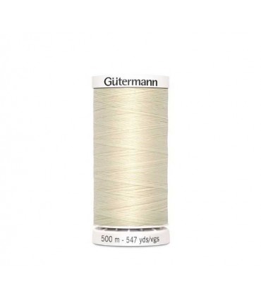 GÜTERMANN 100% polyester 500m 802 Ivoire