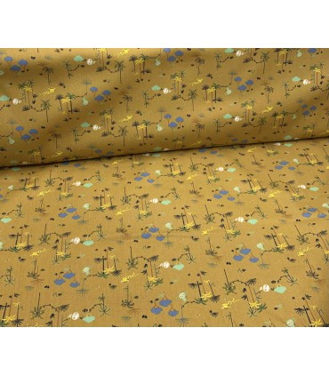 POPPY : Popeline coton Little Safari OEKO-TEX