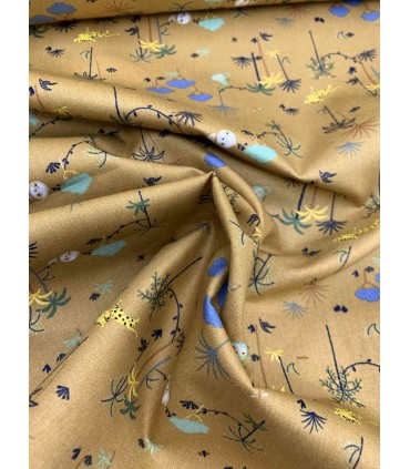 POPPY : Popeline coton Little Safari OEKO-TEX