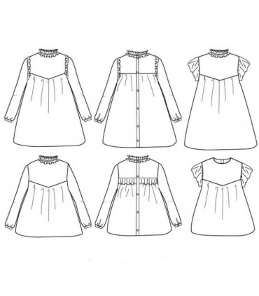 IKATEE : Robe ou Blouse LOUISE Mum