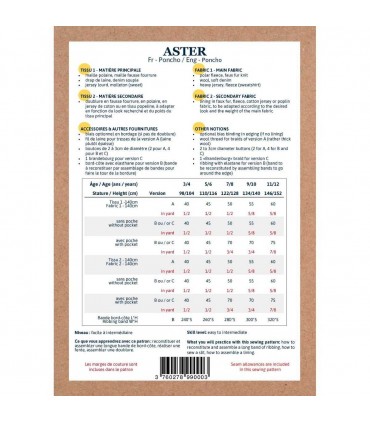 IKATEE : Poncho Trio ASTER KIDS