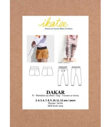 IKATEE : Pantalon ou Short DAKAR Kids