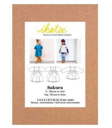 IKATEE : Robe ou Blouse Sakura kids