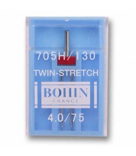 BOHIN : Aiguilles Double Twin-stretch 4,0-75