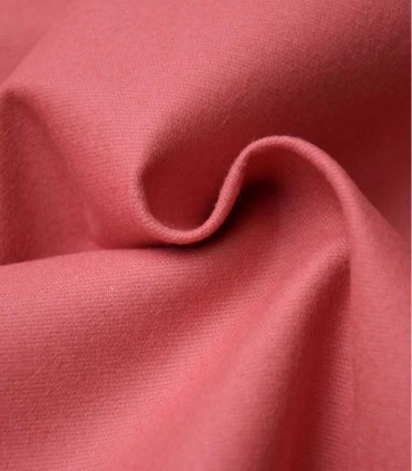 FLANELLE de Coton BOIS de ROSE