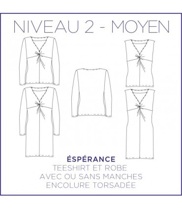 CORALIE BIJASSON : Tee-Shirt ou Robe ESPÉRANCE