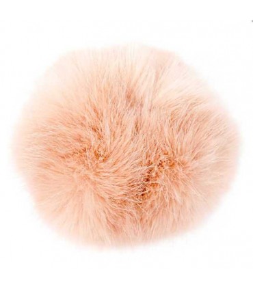 RICO DESIGN : Pompon Fausse Fourrure POUDRE