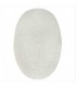 Coudes ovale Argent Paillettes