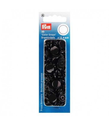 PRYM :Pression rondes NOIR