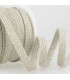 TRESSE Tubulaire 1cm GRIS Chiné