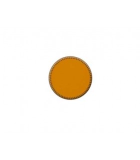 Bouton Métal et Polyester sur pied MOUTARDE 20mm
