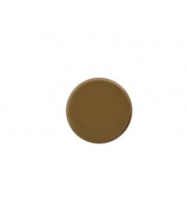 Bouton Métal et Polyester sur pied BRONZE 20mm