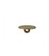 Bouton Métal et Polyester sur pied BRONZE 20mm