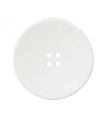 Bouton Polyester BLANC 4 trous 23mm