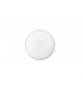 Bouton Boule Polyester sur pied BLANC 10mm