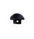Bouton Boule Polyester sur pied NOIR 10mm