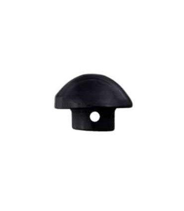 Bouton Boule Polyester sur pied NOIR 10mm