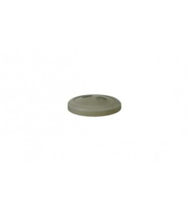 Bouton polyester GRIS 2-trous 12mm